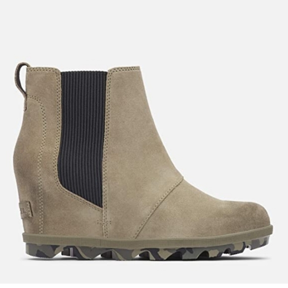 Sorel Shoes - - - Sorel leather waterproof ankle wedge boot